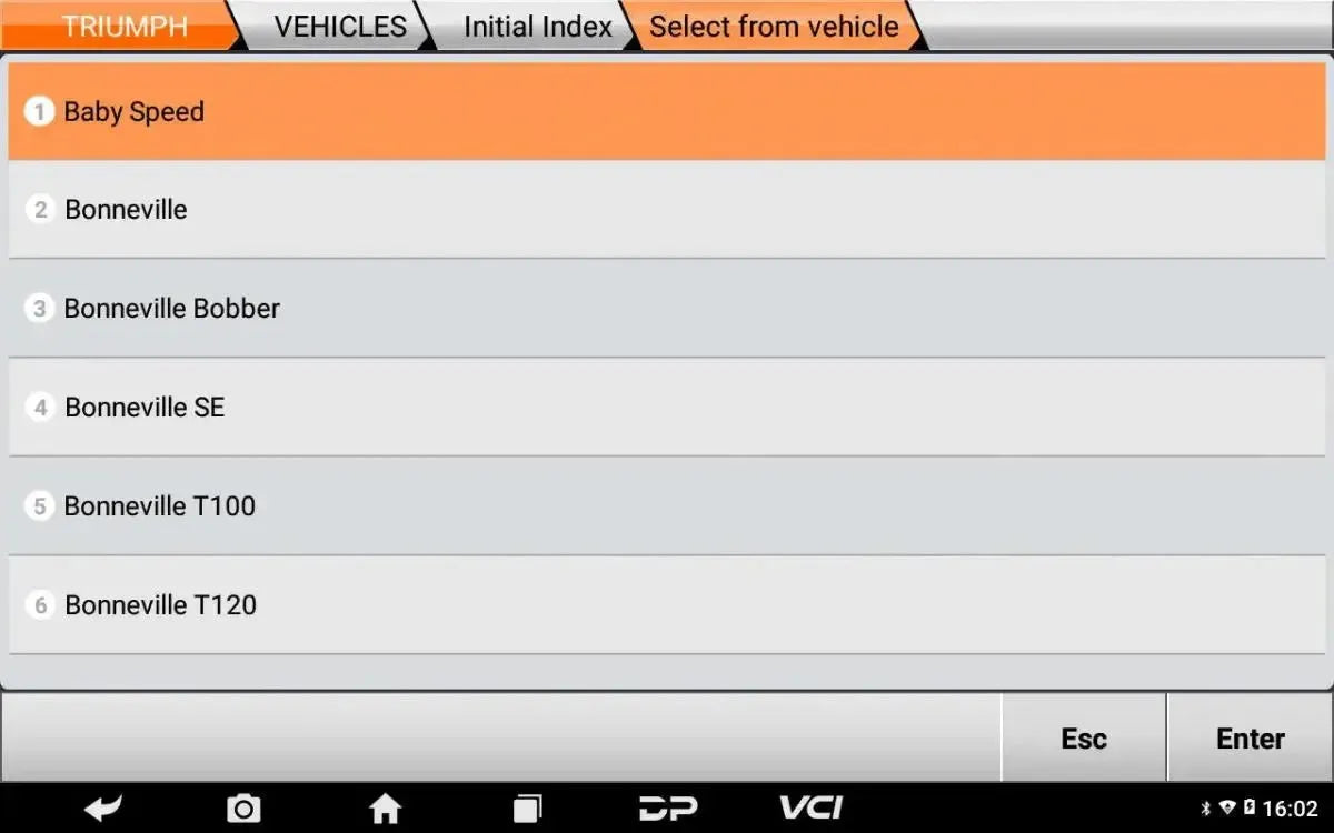 OBDSTAR IScan Triumph Motorfiets Uitleesapparaat
