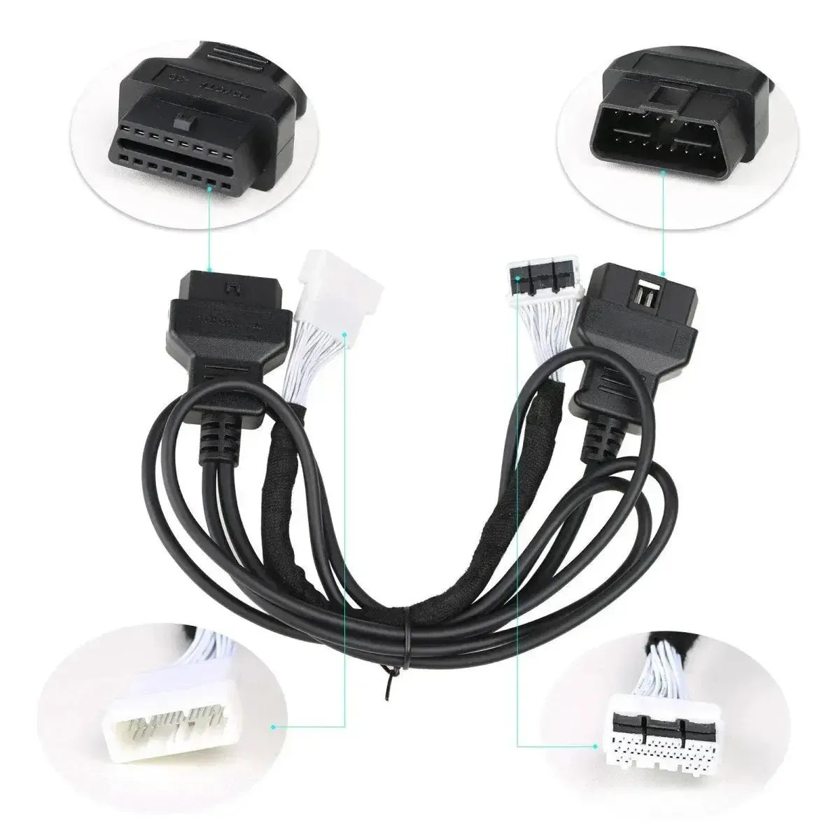 OBDSTAR Toyota 30 Pins IMMO - 16 Pins OBD2 Verloopkabel