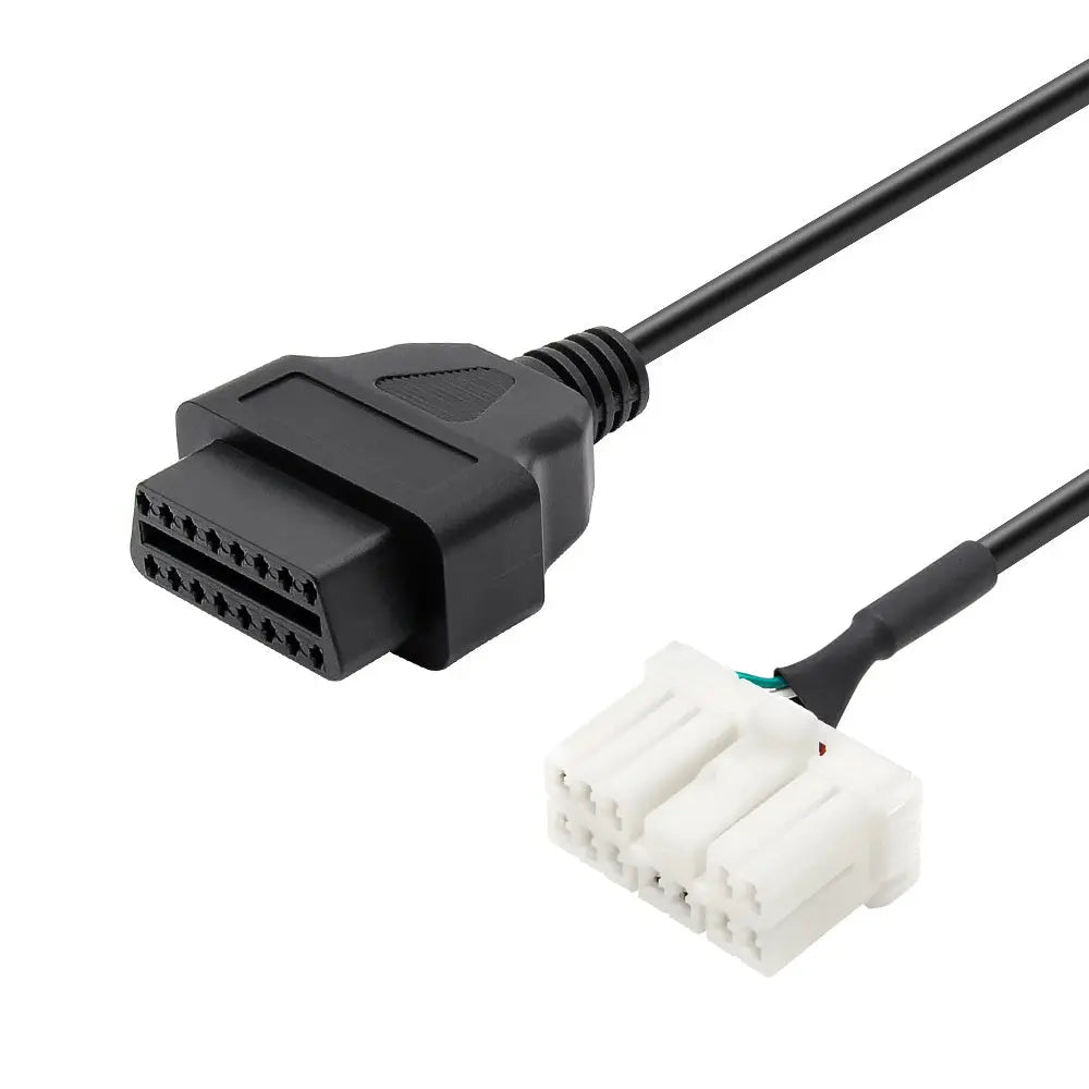 Tesla 12 Pins OBD - 16 Pins OBD2 Verloopkabel Personenauto