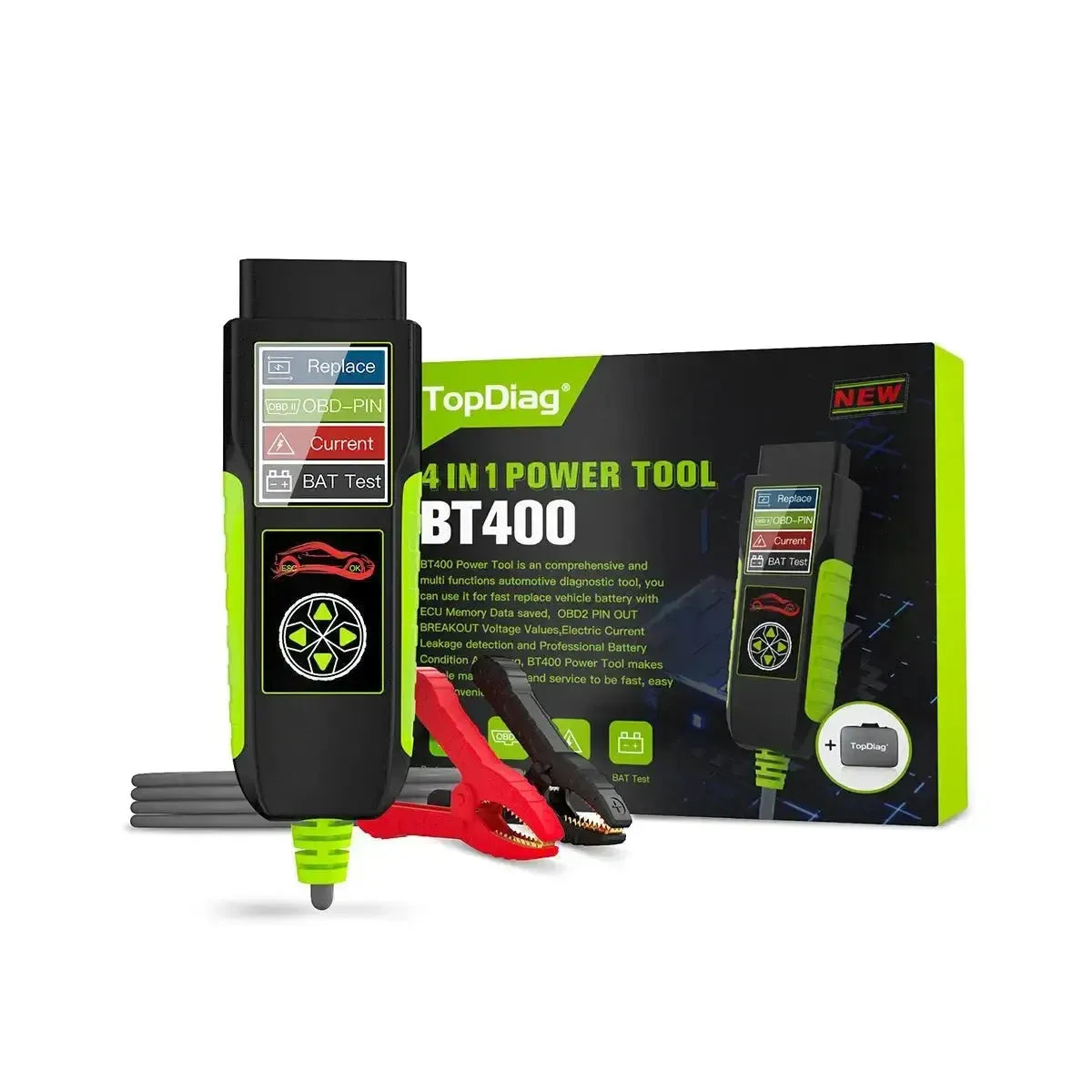 TopDiag BT400 Multifunctionele Accutester