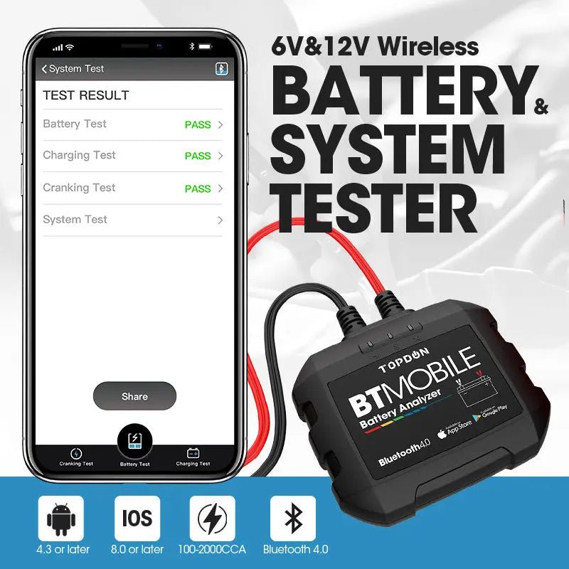 Topdon BT Mobile Accutester