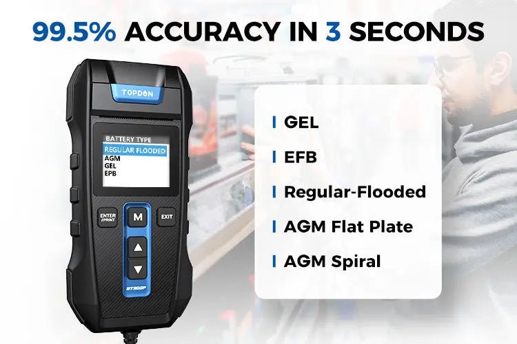 Topdon BT300P Accutester