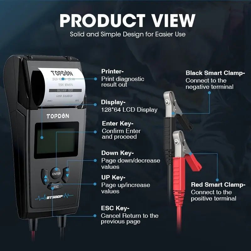 Topdon BT500P Accutester