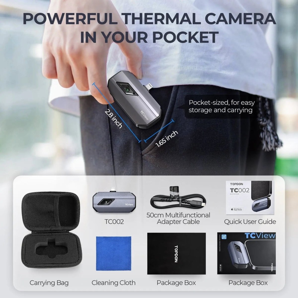 Topdon TCView TC002 Warmtebeeldcamera