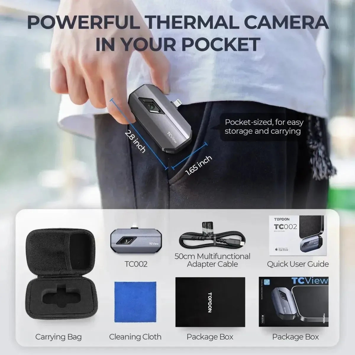 Topdon TCView TC002 Warmtebeeldcamera