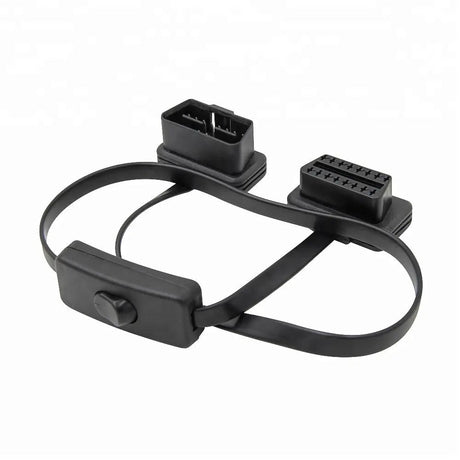 Universele 16 Pins OBD2 Platte Switch Verlengkabel 60 cm