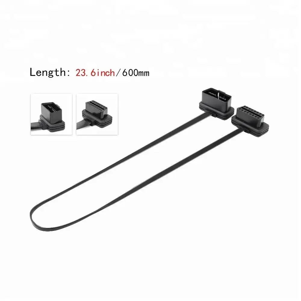 Universele 16-pins OBD2 Platte Verlengkabel (60 cm)