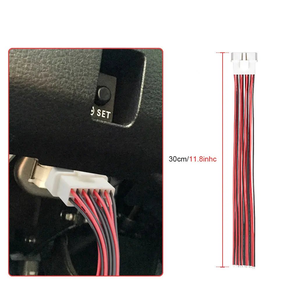 Universele 16 Pins OBD2 Poort Mannetje Met 16 Open Eindkabels 30 cm