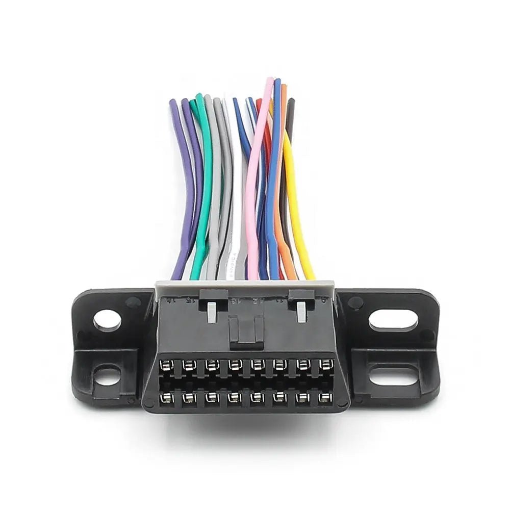 Universele 16 Pins OBD2 Poort Met 16 Open Eindkabels 10 cm