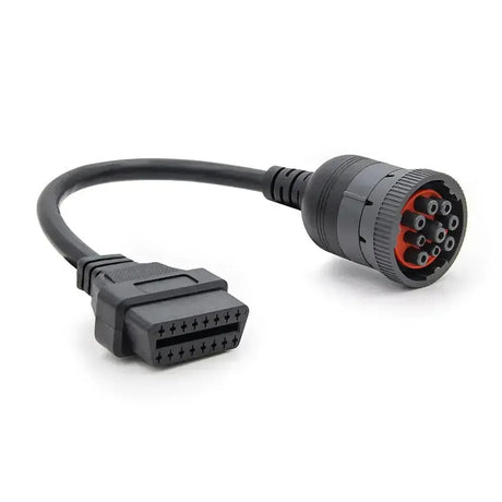 Universele 9-pins J1939 naar 16-pins OBD2 Verloopkabel – Bedrijfs- en Werkvoertuig