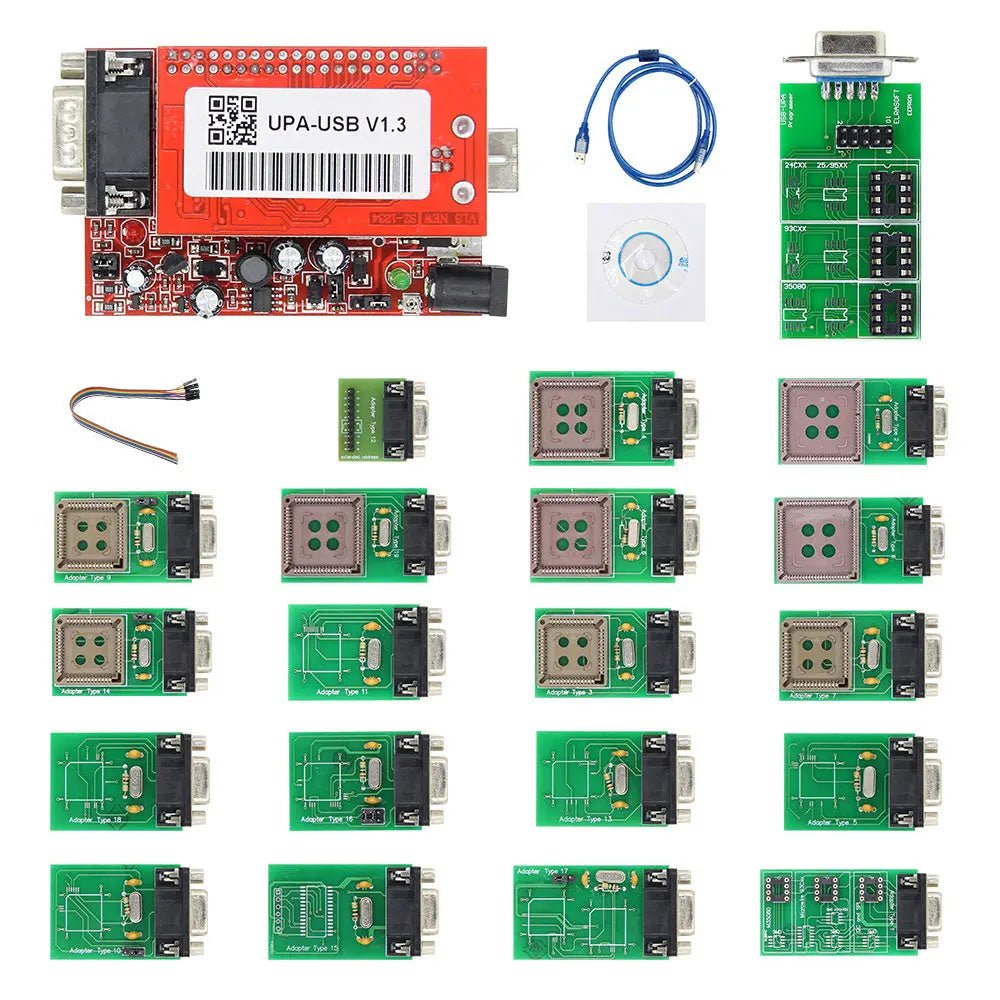 UPA-USB V1.3 Programmeur Met 19 Adapters