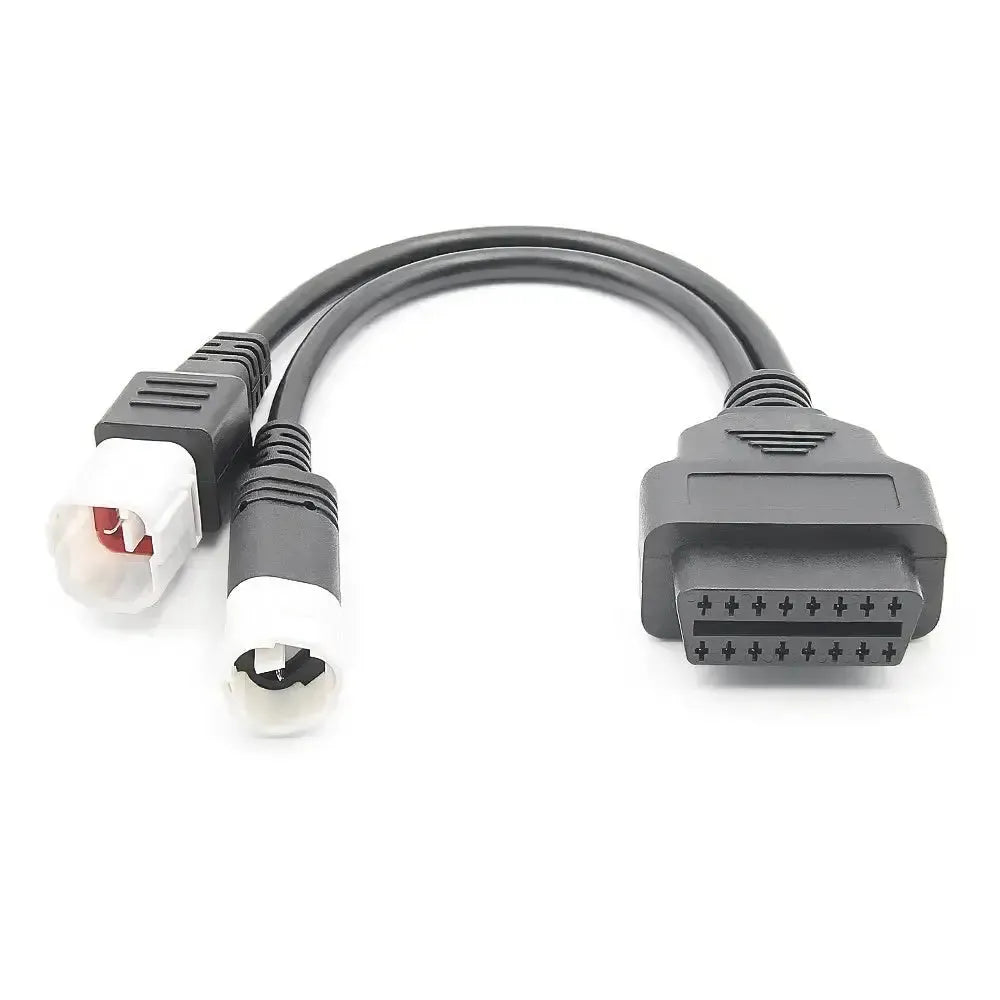 Yamaha 3+4-pins naar 16-pins OBD2 Verloopkabel – Motorfiets