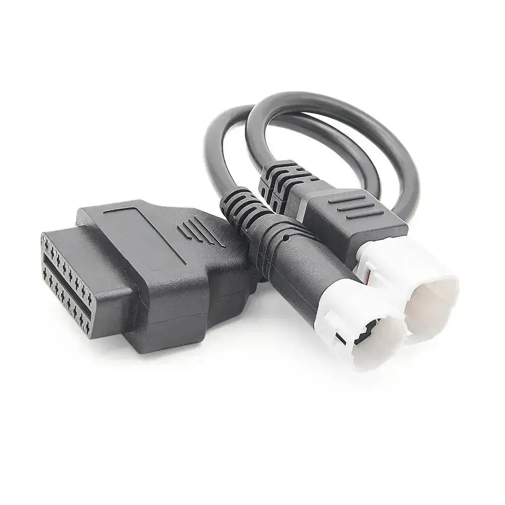 Yamaha 3+4-pins naar 16-pins OBD2 Verloopkabel – Motorfiets