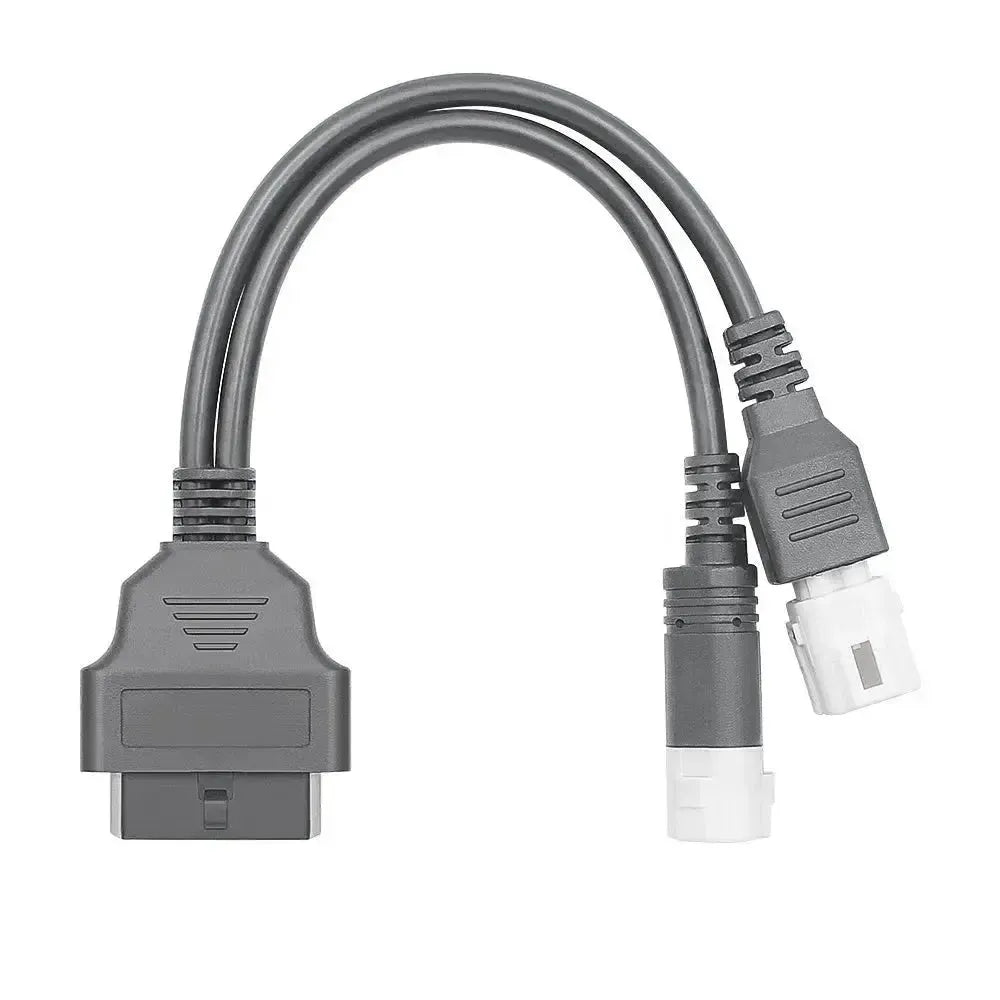 Yamaha 3+4-pins naar 16-pins OBD2 Verloopkabel – Motorfiets