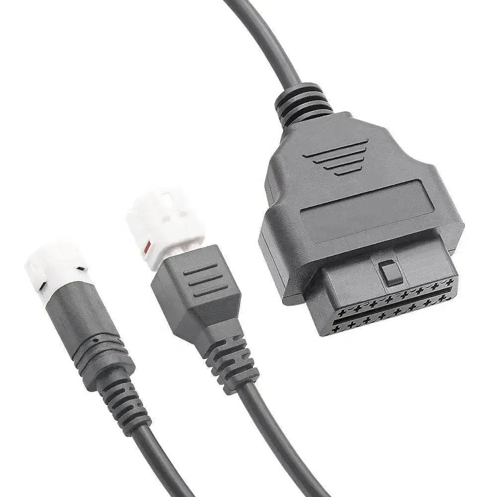 Yamaha 3+4-pins naar 16-pins OBD2 Verloopkabel – Motorfiets